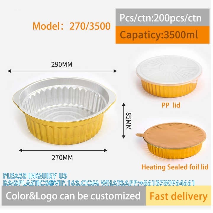 250mm Diameter 3000ml Disposable Chafing Dishes Buffet Set Chafer Wire Racks Stand Kit Dish Serving Trays Food