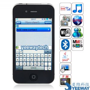 HiPhone S4 Quad Band Single Card Single Standby Dual Cameras WIFI Bluetooth Java