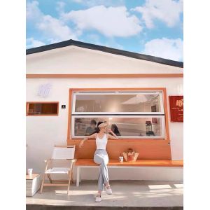 Craft Recyclable Material Folding Window Utilizing Upcycled Components for