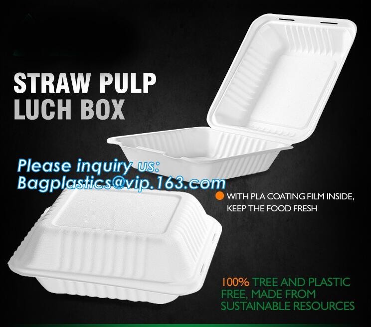 Meal Prep Containers Free Sample Bento Lunch Box Biodegradable Food Container Plastic Wheat Straw Lunch Box bagplastics