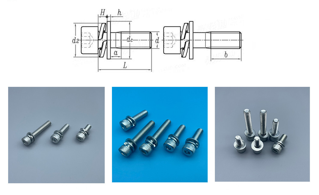 High Strength Grade 12.9 Zinc Plated Hex Socket Head Cap Screws