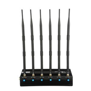 Customized 6 Channel Wireless Signal Jammer Jamming Cell Phone 2 3 4 5G GPS WiFi