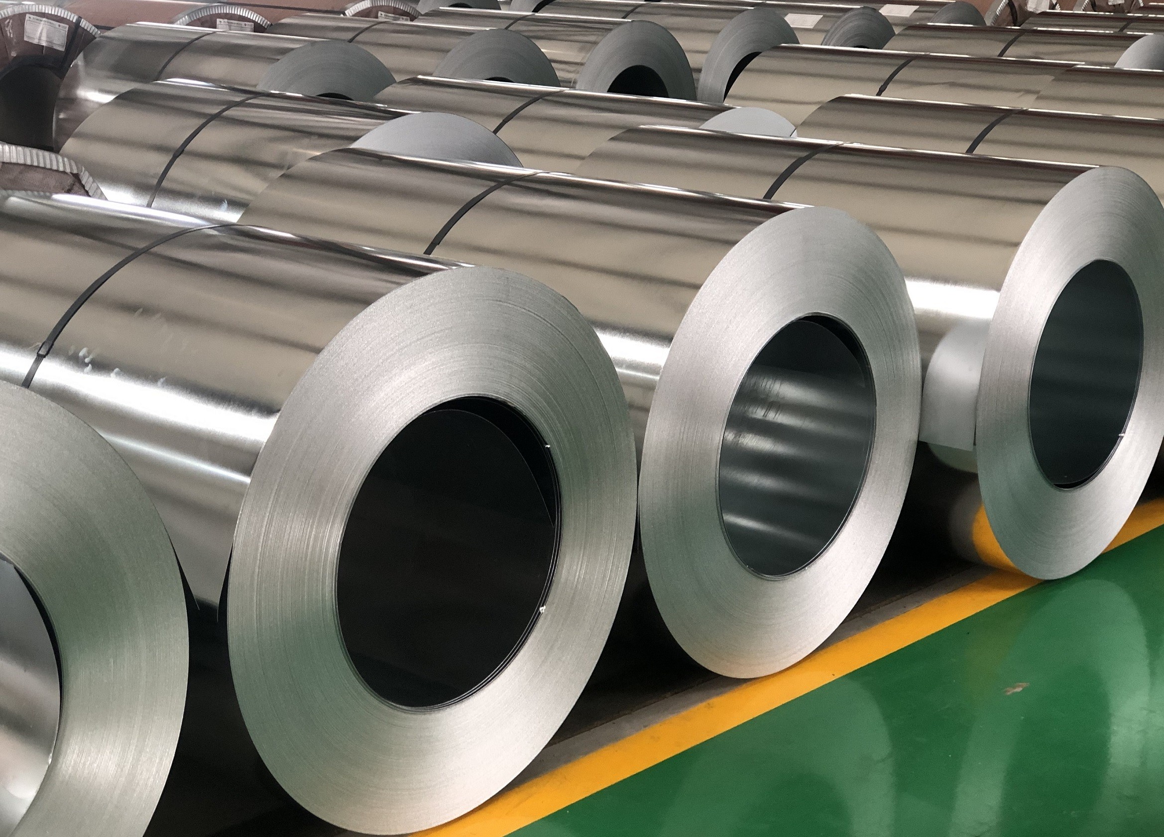 Grade 550 Structural Steel Hot Dip Galvanized Steel Bright Zero Spangle Galvanized Coil Sheet JIS G3302 SGCH Full Hard