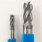 1- 4 Flute Carbide End Mill , HRC 60/65/68 Milling Cutters End Mill For