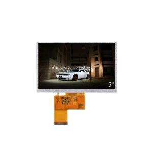 5 Inch TFT LCD Display 500 Nits TTL Display 40 PIN With TTL Interface