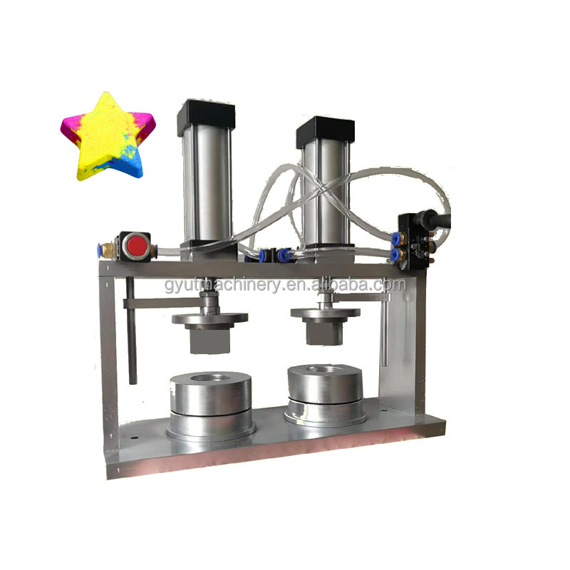 Machine Type Bath Bombs Press Machine for Customized Heart Star Cubic Ball Shape