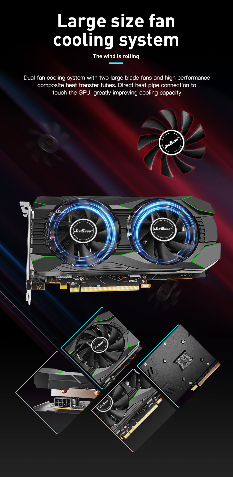 ETH Mining Computer Game Graphics Card Geforce RTX 2060S 8GB GDDR6 256bit DirectX 12