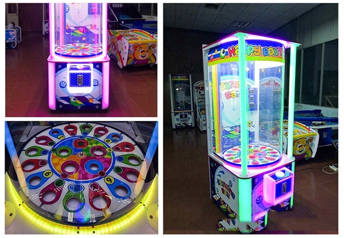 Children'S Paradise Fluorescent Bouncing Ball Game Of Chance Ticket Redemption Game