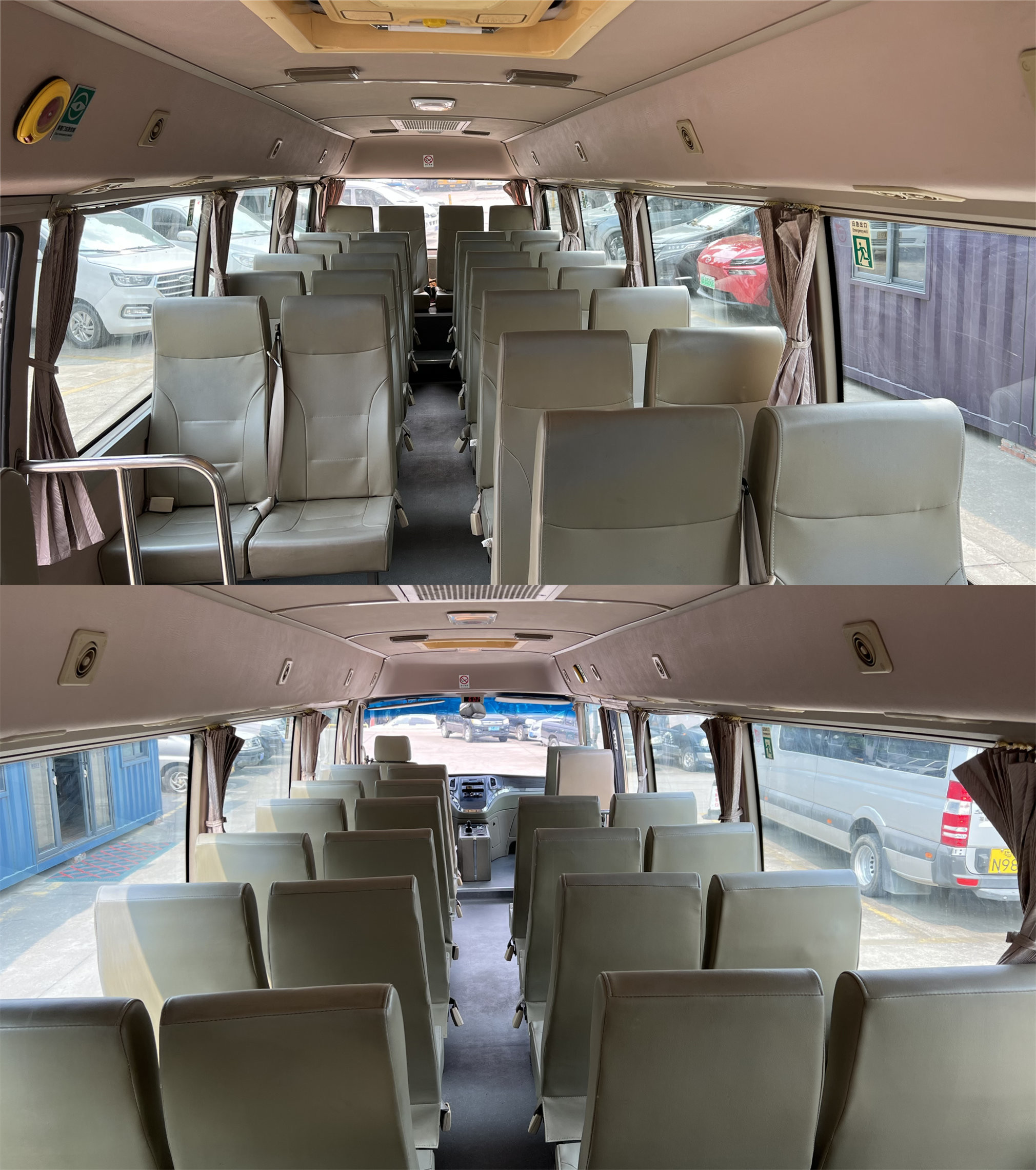 2016 Year 31 Seats Second Hand Buses Left Hand Steering Mini Used Coaster Buses