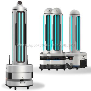 China Mobile Body Temperature Camera UV Lamp Virus Killing Robot on sale