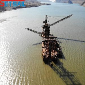 150m3/Hour Bucket Chain Gold Dredger for Gold Selection and Panning Customized