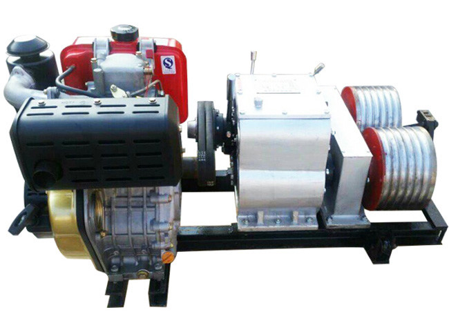 Optional Type Underground Cable Pulling Equipment Cable Tractor Mountain Area Diesel Engine