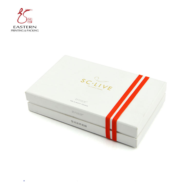 Recyclable 145mm Width 45mm Height Cosmetic Packaging Paper Box With Neck