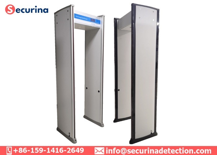 Small LCD Display Door Frame Metal Detector 0-255 Sensitivity Adjustable