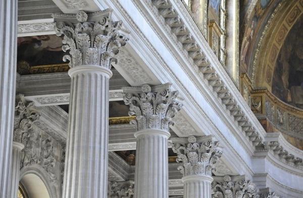 Marble column and marble capital for building,China stone carving Sculpture