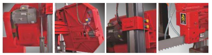 China market sales GB42150 square column horizontal metal/wood cutting band sawing machine with low price