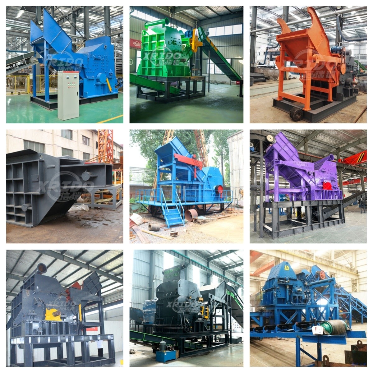 Scrap Home Appliance Plastic Metal Crusher Waste Home Appliance Recycling Machine