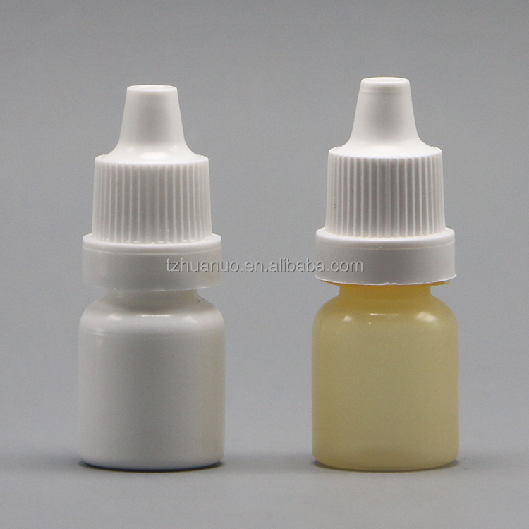 10mL LDPE Plastic Empty Squeezable Dropper Bottles with Customized Colors and Caps