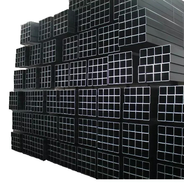 Black Round Pipe Squaresquare Ms Iron Tubes Round Carbon Steel ERW Pipe Round Steel Pipe