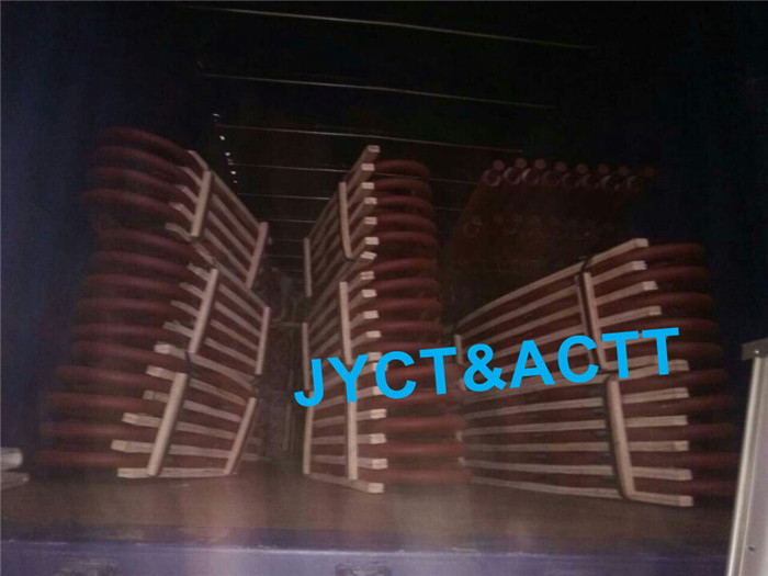 Welded U Bend Spiral Finned Tubes For Boilers / Economizers SA210 Anti Corrosion