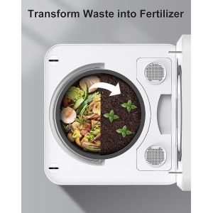 3L Food Compost Machine Automatic With Auto Reverse Grind System