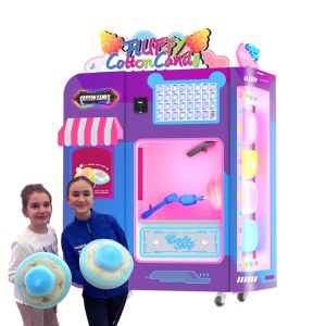 Vending Machine for Cotton Candy Snacks Customization Acceptable