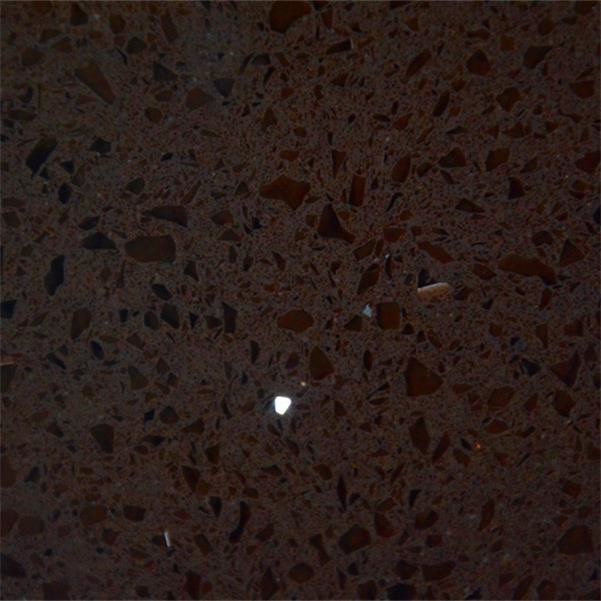 20MM Coffee Brown Glass Mirror Quartz For Bathroom Decorative Materials
