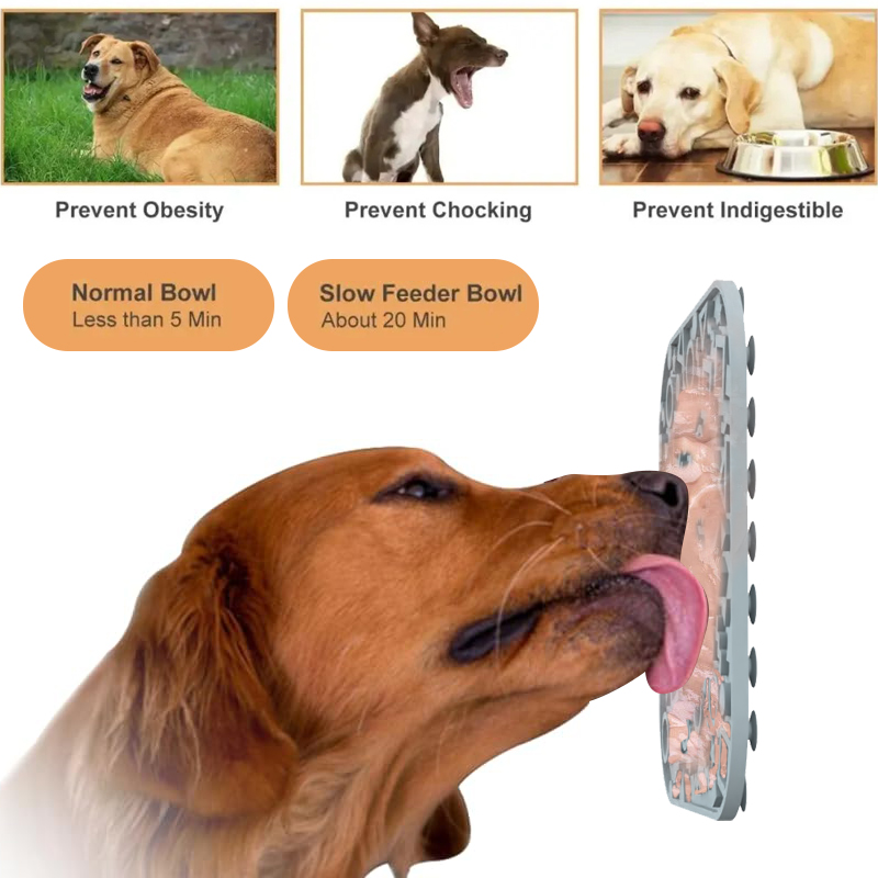 Wholesale Eco-friendly Pet Bowls Feeders Cat Dog Slow Feeder Anti Choking Cats Food Bowl Slow Eating Dog Bowl