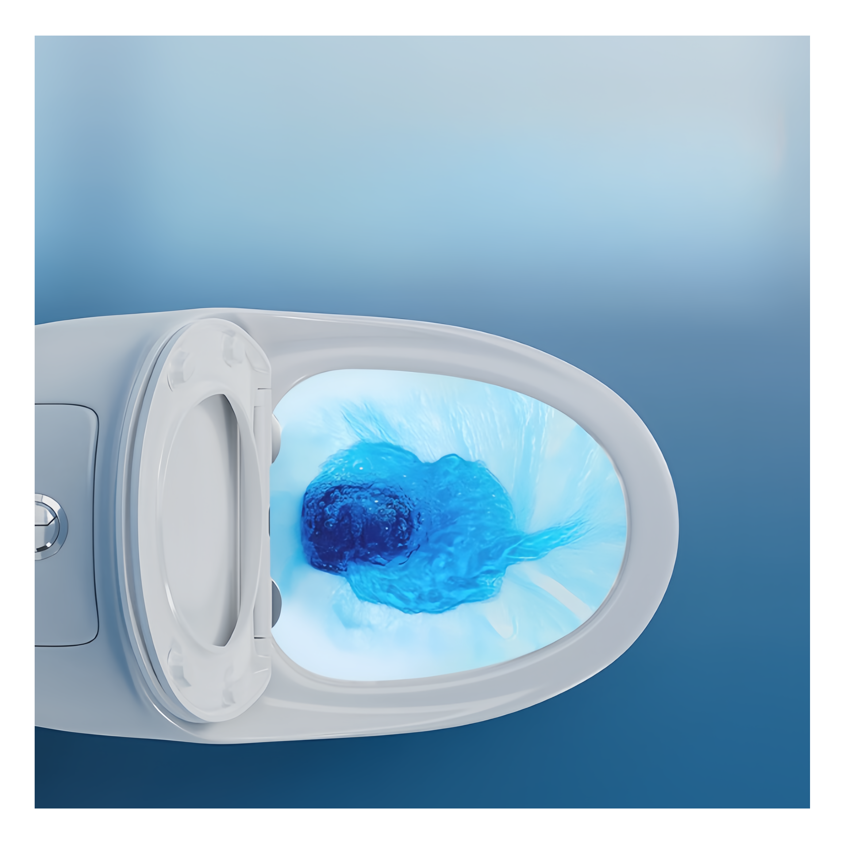 Slowly Closing Seat Cover One-Piece Elongated Non-Electric Toilet for American Market