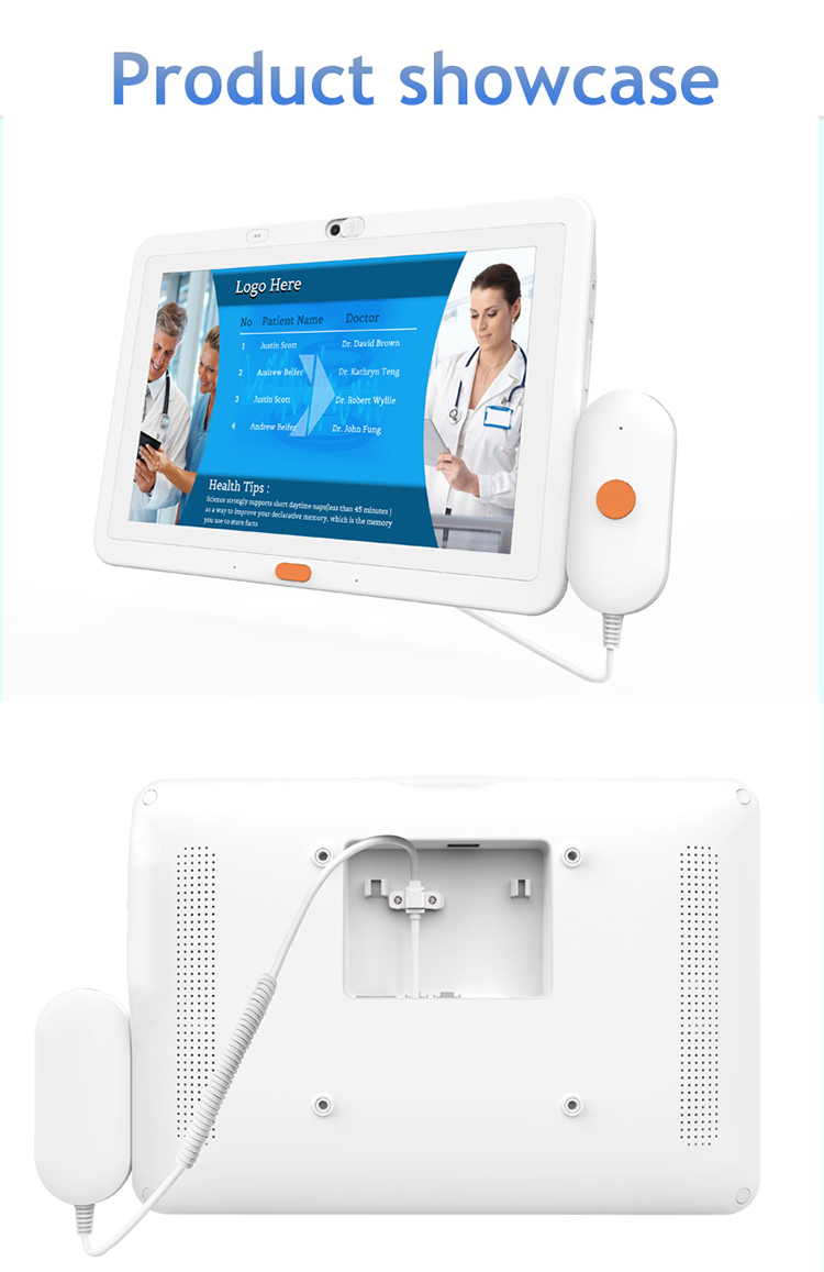 FCC 10Inch Android 8.1 Medical Tablet Computer With Handling Call And 5MP Camera