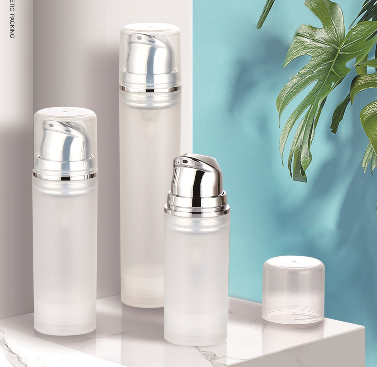 50ml 80ml 100ml 120ml PP Plastic Airless Cream Lotion Bottle Airless Treatment pump bottle