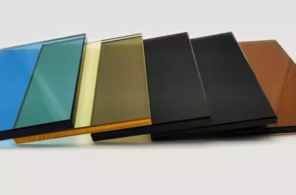Colored/Green-F Clear/Low-E Tinted Glass with Modern Type