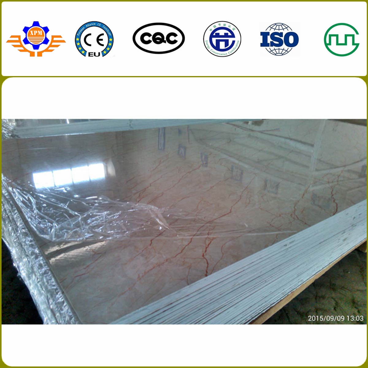 PVC artificial marble sheet extruder