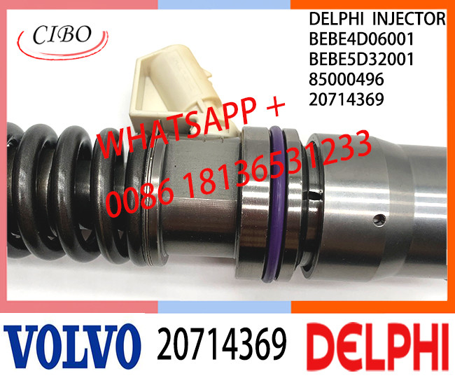 Common Rail Fuel Diesel Injector 20714369 BEBE4D06001 BEBE5D32001 85000496 E3.18 for VOL D16 US04 / 3144
