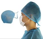 Medical Manufacturer Hospital Requirements Blue SMS 35gsm Hat Doctor Surgeon Cap