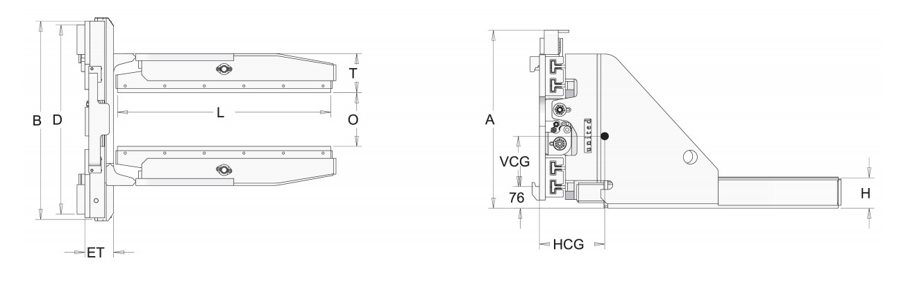 Slip-On Arm Masonry Forklift Block Clamp Forklift Brick Clamp Manufacturers