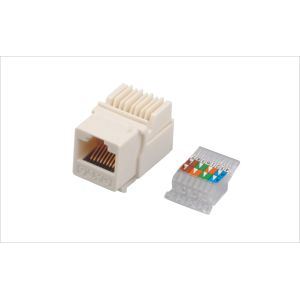  Durable Cat6 Toolless RJ45 Network Keystone Jack with Color Coded Wiring Schema Snap YH7007 Manufactures