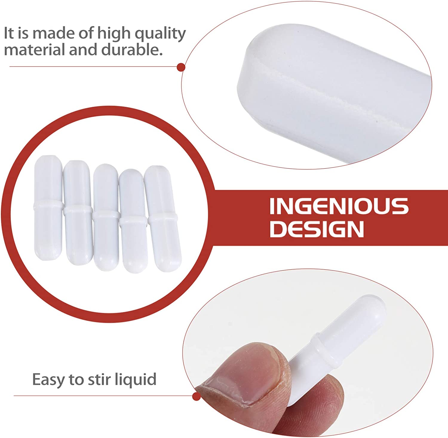 Composite NdFeB Magnet Stir Bar A B C Type for Long-Lasting Stirring Performance
