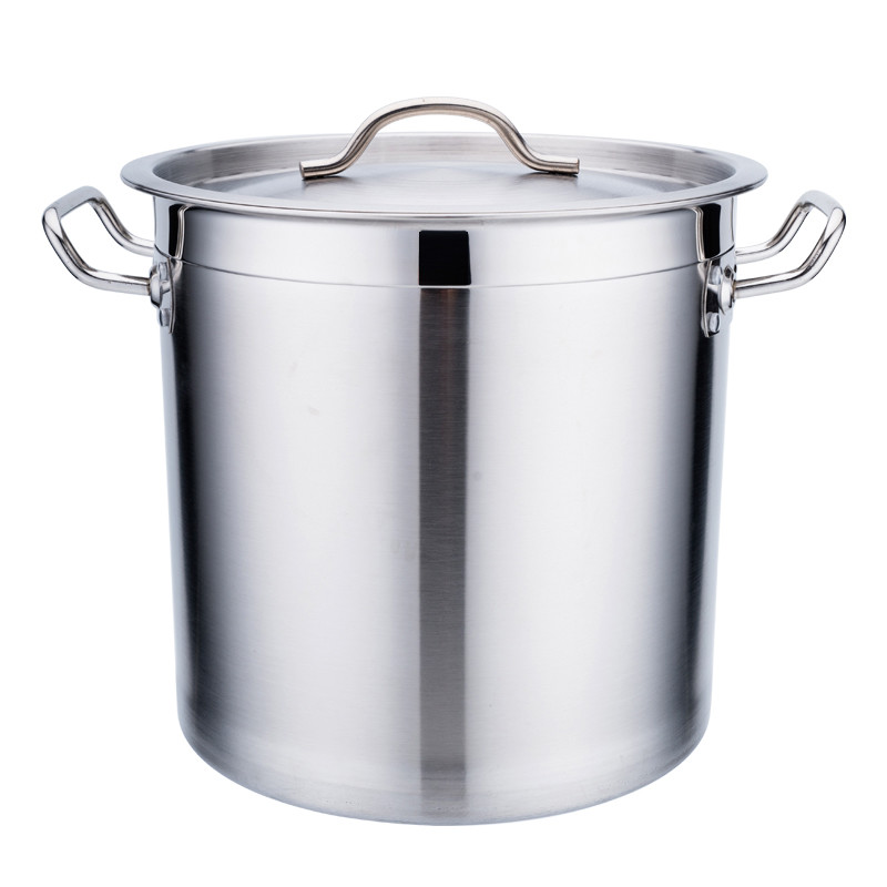 Stainless Steel Insulated Hot Cooking Pot With Compound Bottom For Induction Cooker
