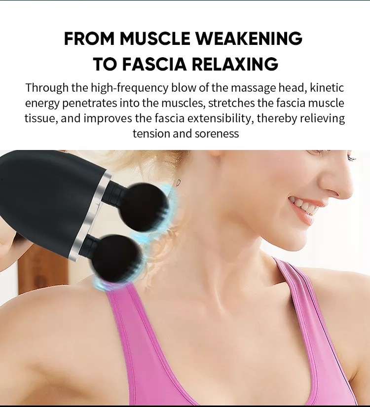 Muscle Massage Gun Deep Tissue Percussion Muscle Massager Gun for Athletes Pain Relief Therapy and Relaxation