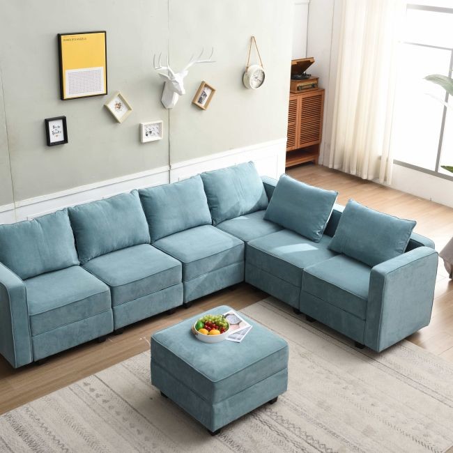 Knitted Sofa Velvet Sequin Fabric Imitation Leather 100% Polyester
