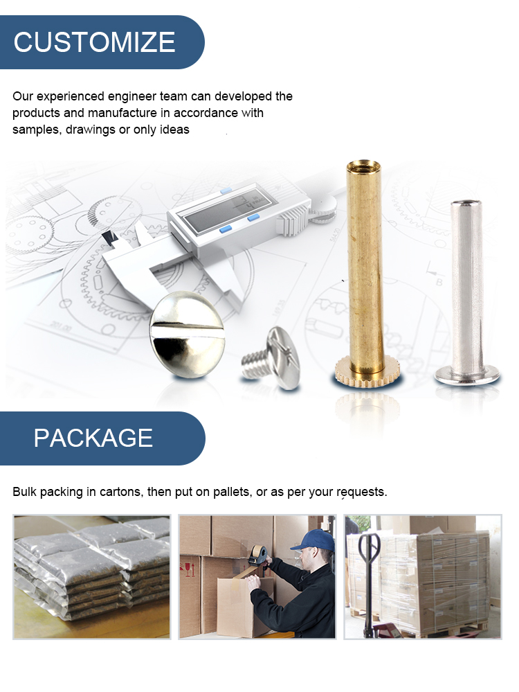 Industrial Household Imprint Brass Chicago Screw DIN Standard Fast DHL/UPS Shipping
