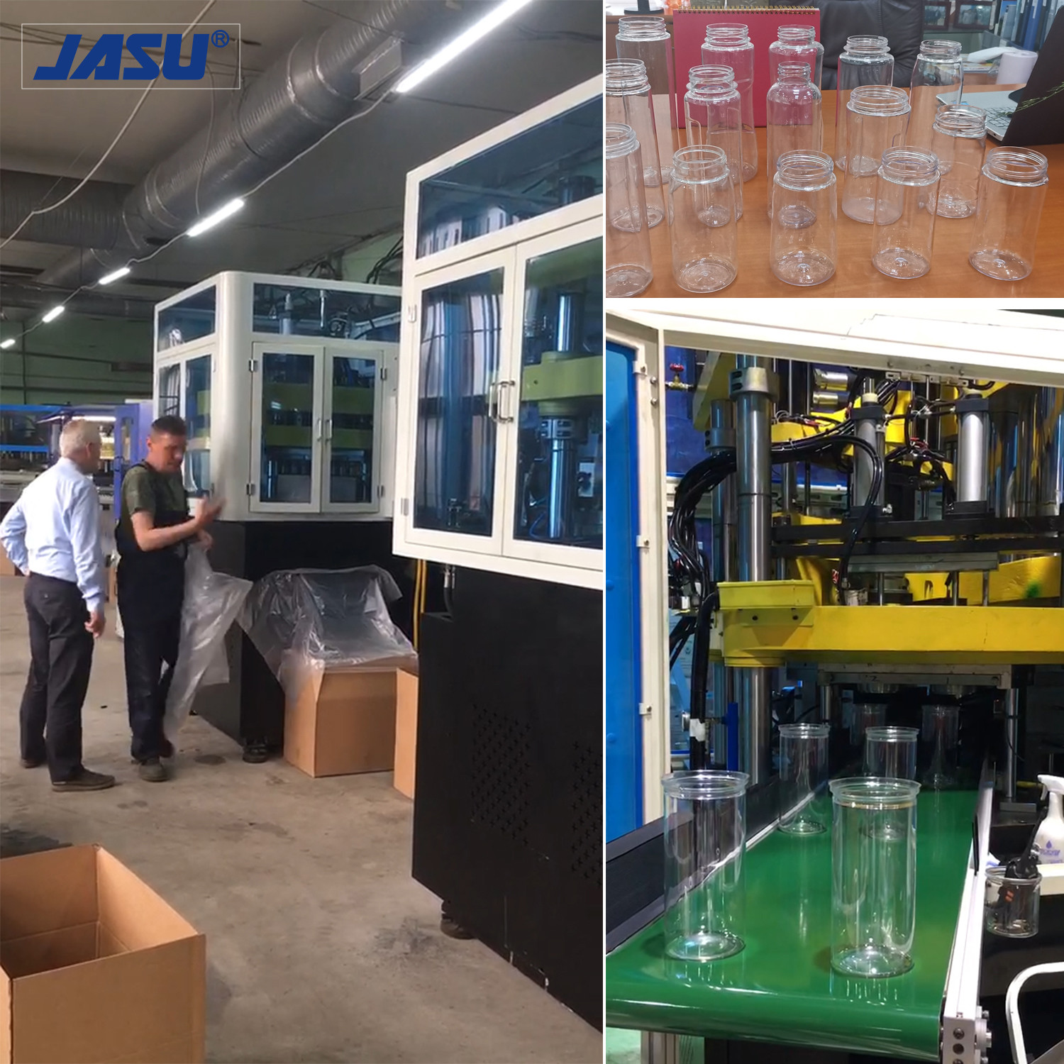 TRITAN 6 Cav Carbonated Drink Filling Line Plastic Bottle Molding Machine SGS