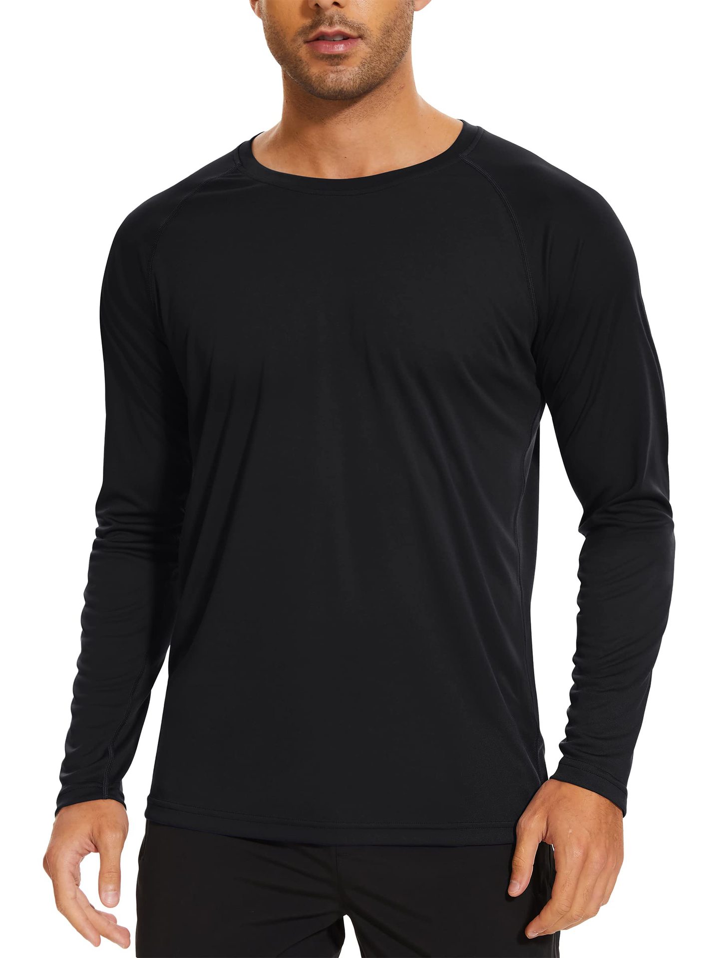 Custom Round Neck Men T-Shirts 100% Cotton Long Sleeve T-Shirt Sublimation Blanks