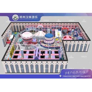 OEM Colorful Indoor Playground With Trampoline And Adventure Course