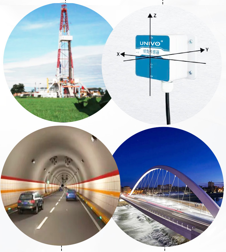 High Precision UNIVO UBIS-63 Three-Axis Inclinometer for Horizontal Induction Control