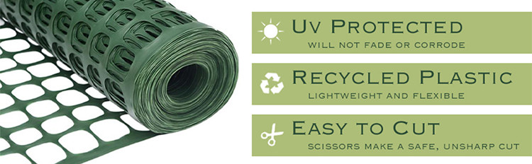 Temporary Safety PE Construction Mesh Fence For Gardening Yard