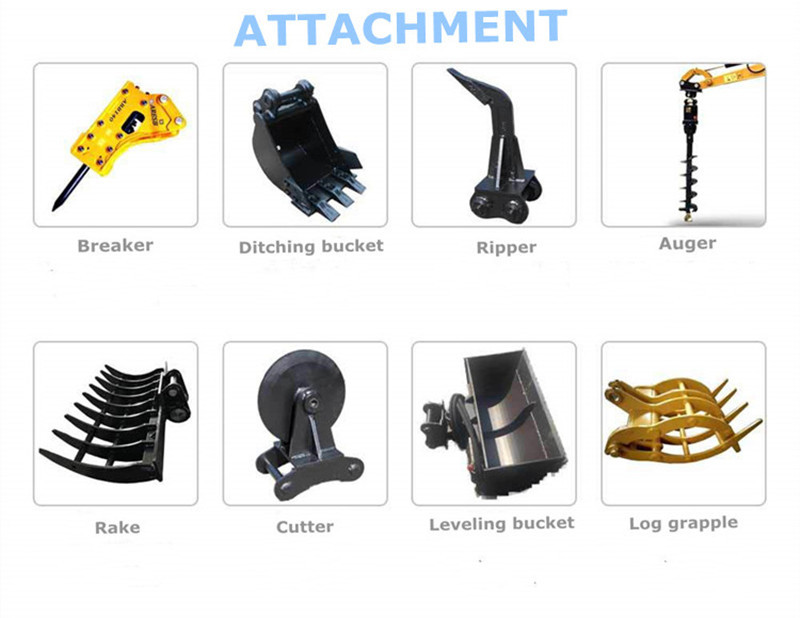 Best Sale 1.7ton Mini Digger For Ditching Mini Crawler Excavator ET18 Compact Excavator