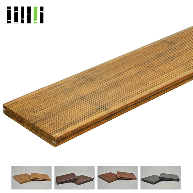 Indoor Hardwood Floor Panels 100% Natural Bamboo Material 1220kg/M³ Density