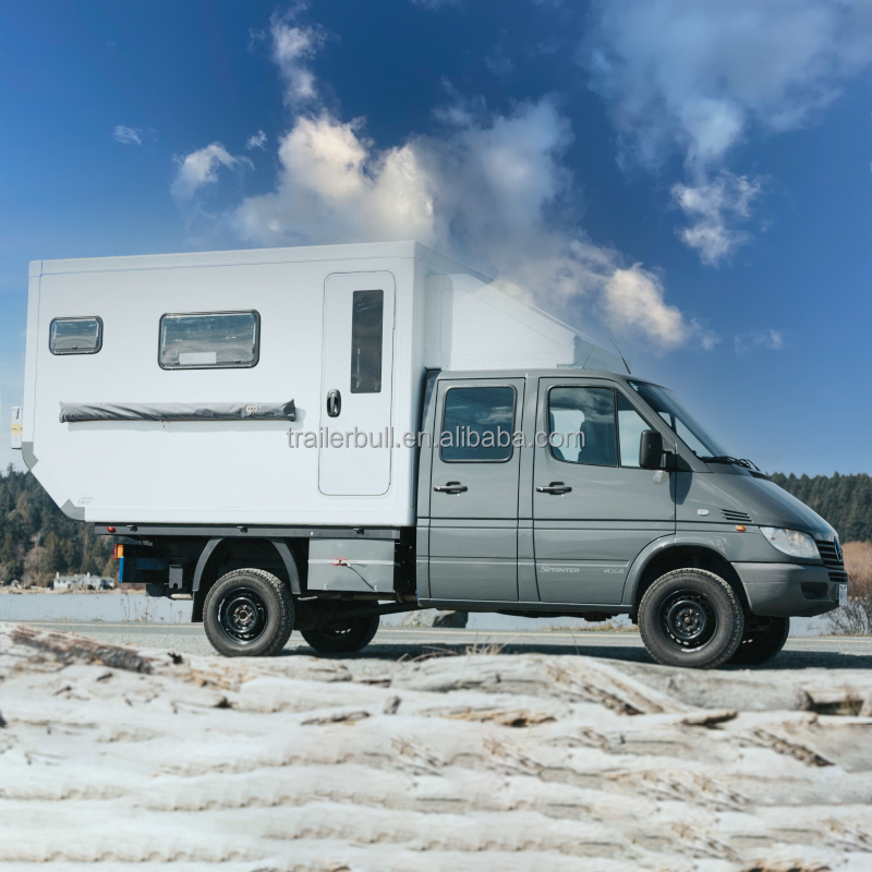 Customized Alcove Truck Camper Shell FRP Composite Sandwich Panels for Camper Design